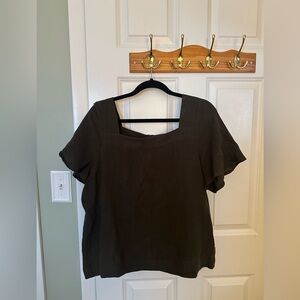 Elegant Brown Women's Top